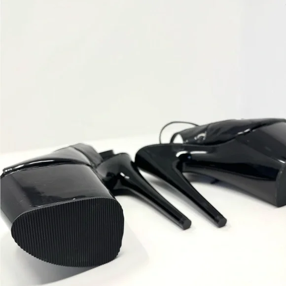 Pleaser USA adore 755 Black Platform Heels - Sz 7 Great Condition - Picture 3 of 5